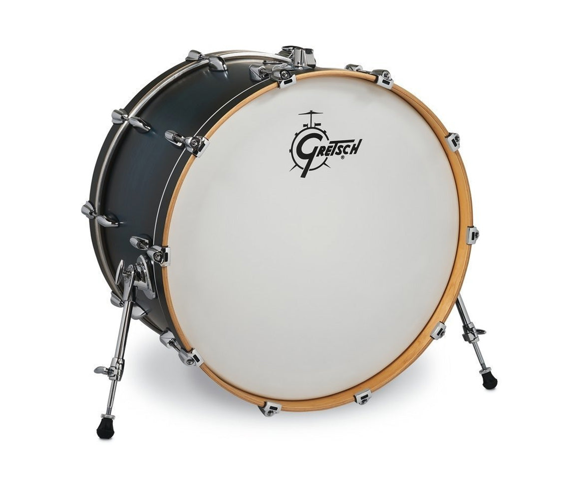 Gretsch Renown Maple 24" x 14" Bass Drum in Satin Antique Blue Burst