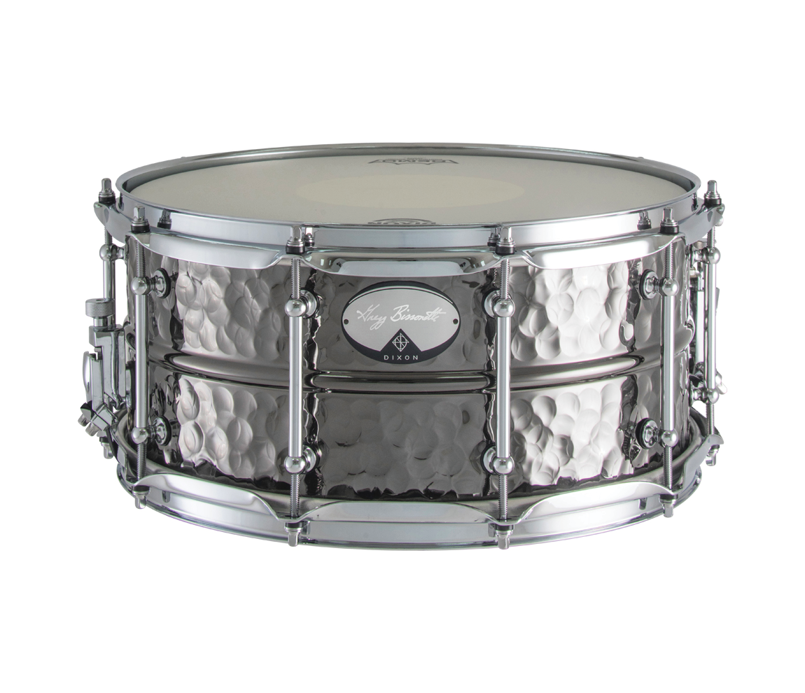 Dixon Artisan 14"x 6.5" Gregg Bissonette Signature Hammered Brass