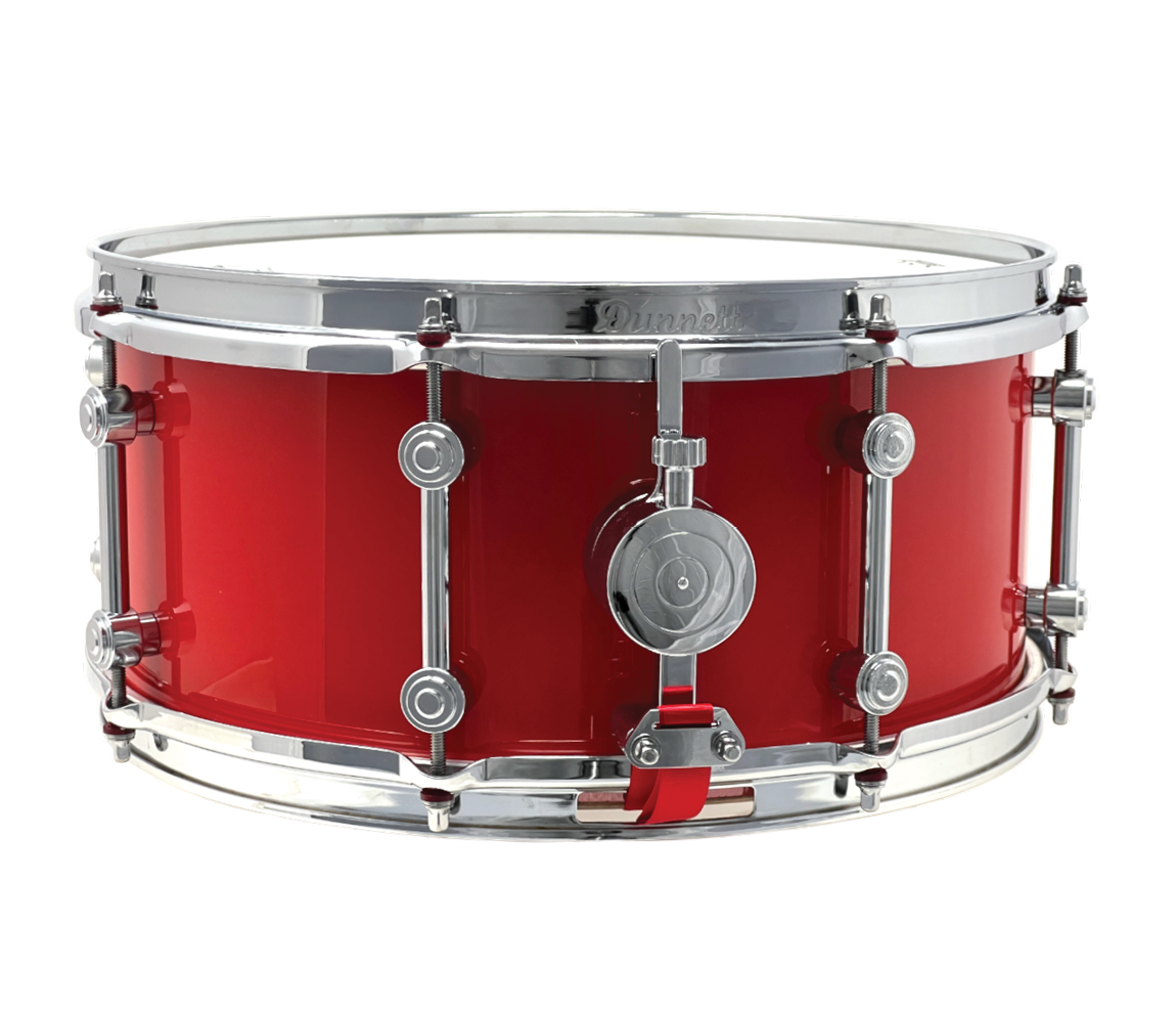 George Way 14" x 6" Aristocrat Snare Drum with Tube Lugs in Hot Red 