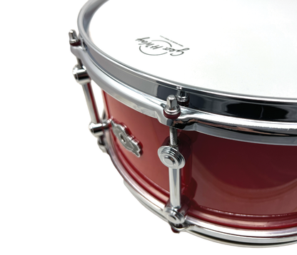 George Way 14" x 6" Aristocrat Snare Drum with Tube Lugs in Hot Red 