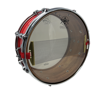 George Way 14" x 6" Aristocrat Snare Drum with Tube Lugs in Hot Red 