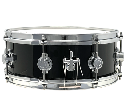 George Way 14" x 5.5" Aristocrat Studio Snare Drum in Black Gloss Lacquer