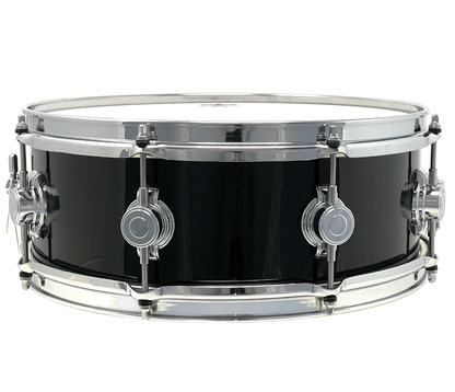 George Way 14" x 5.5" Aristocrat Studio Snare Drum in Black Gloss Lacquer