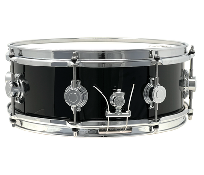 George Way 14" x 5.5" Aristocrat Studio Snare Drum in Black Gloss Lacquer
