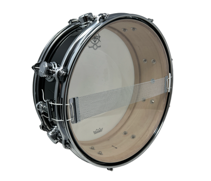 George Way 14" x 5.5" Aristocrat Studio Snare Drum in Black Gloss Lacquer