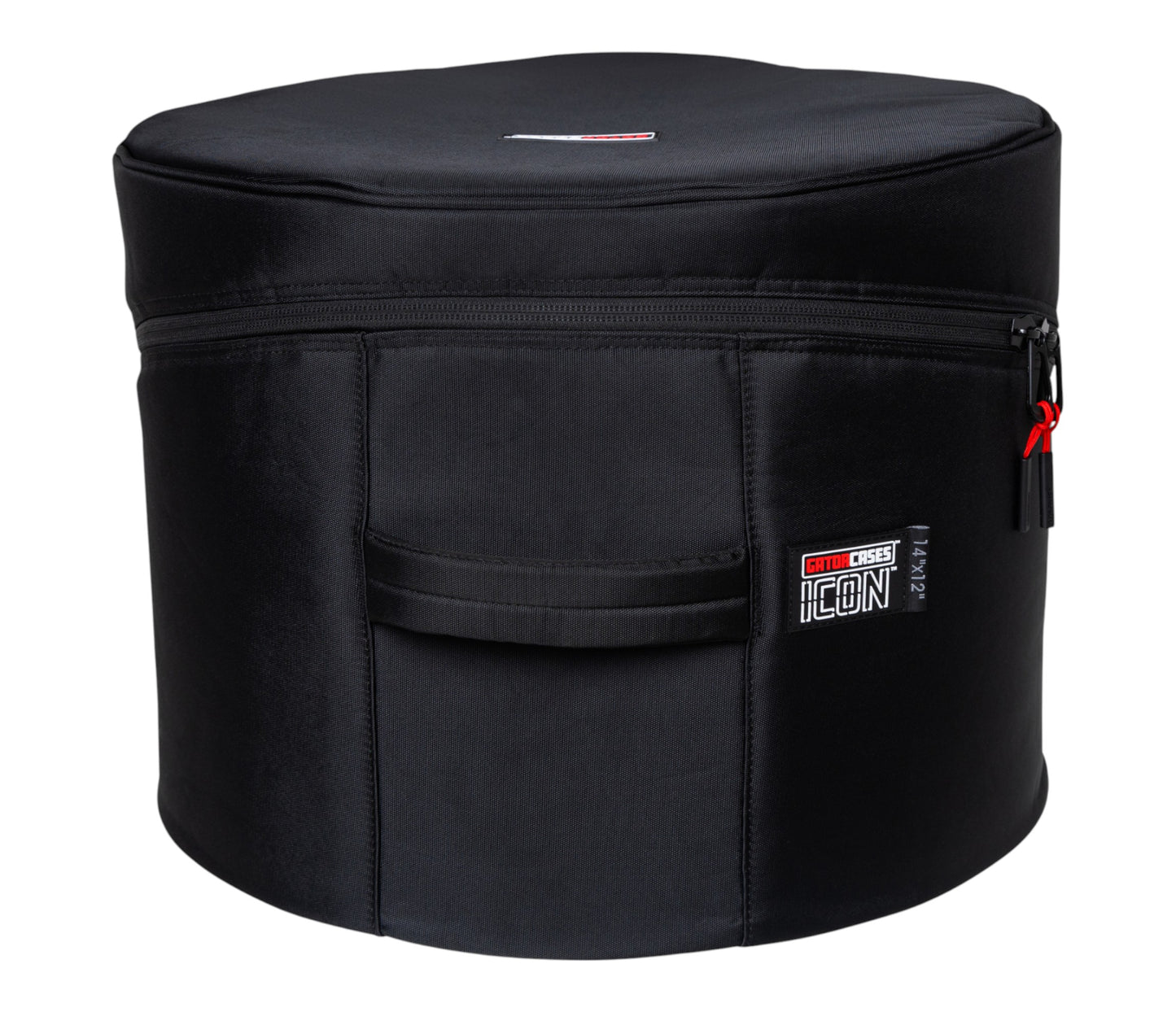 Gator Icon Floor Tom Bag 14" x 12" standing up handle view