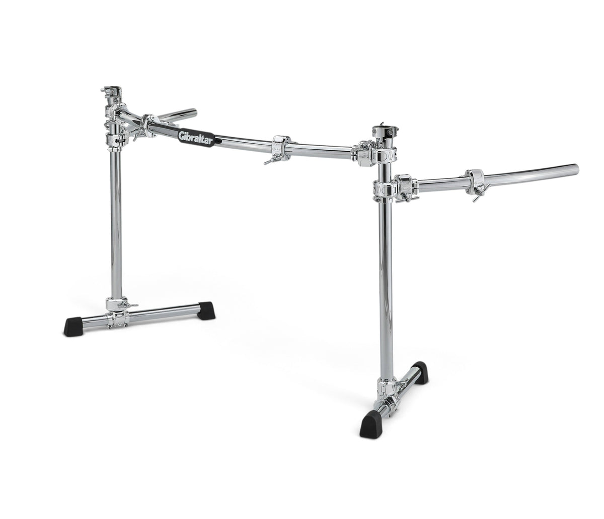 Gibraltar Chrome Series II drum rack with curved wing extensions, additional product view 2
