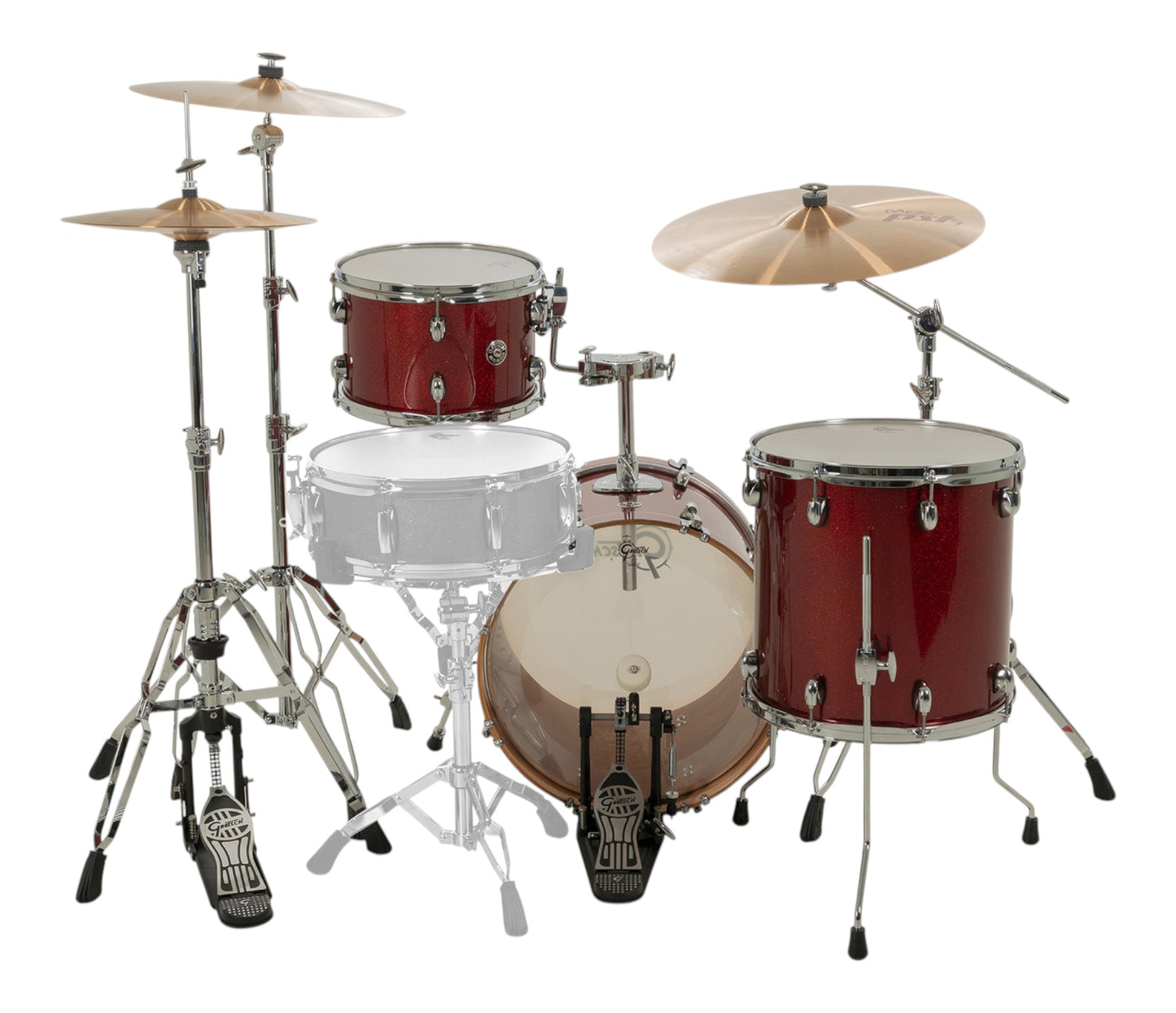 Gretsch Catalina Club 18" 3-Piece Shell Pack in Dark Cherry Sparkle
