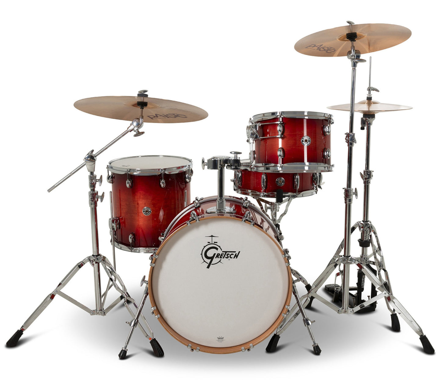 Gretsch Catalina Club 20" 4-Piece Shell Pack in Gloss Crimson Burst + Snare Drum