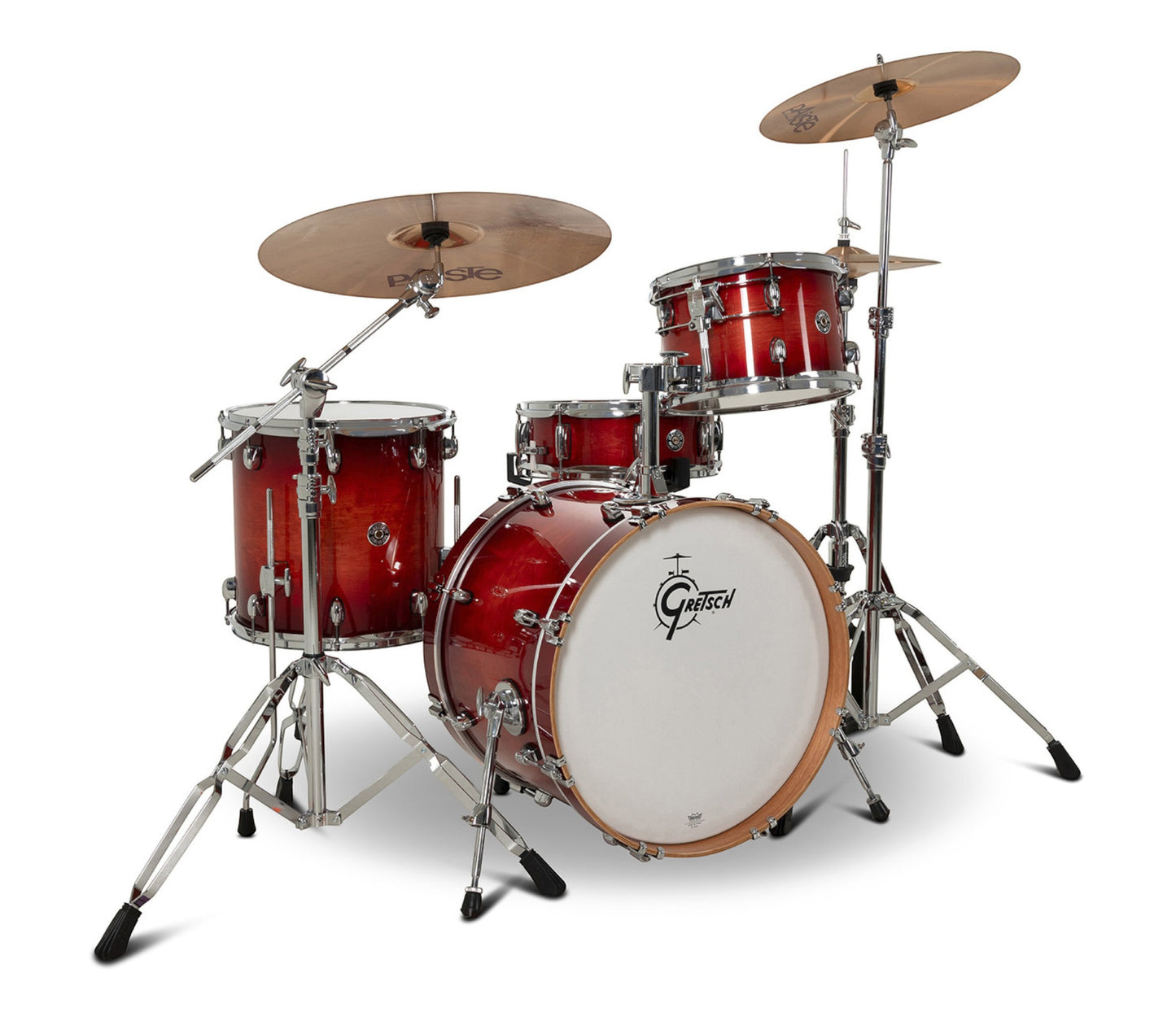 Gretsch Catalina Club 20" 4-Piece Shell Pack in Gloss Crimson Burst + Snare Drum