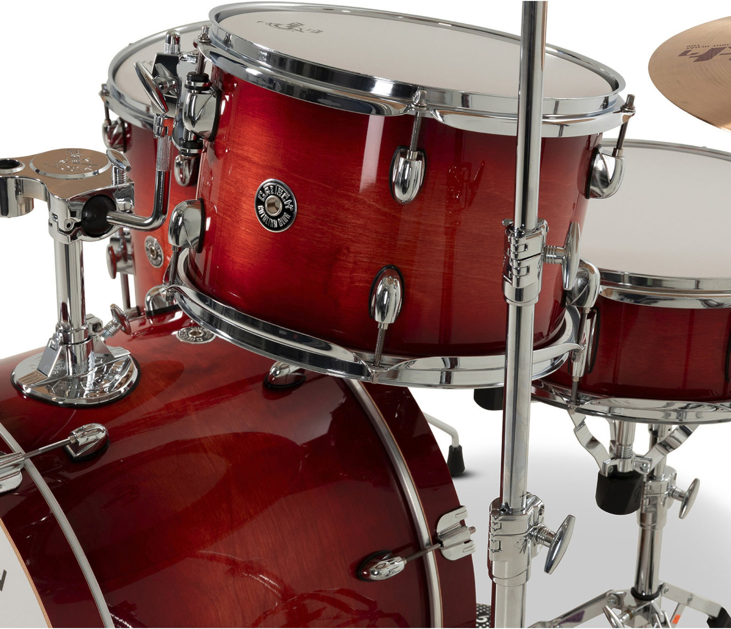 Gretsch Catalina Club 20" 4-Piece Shell Pack in Gloss Crimson Burst + Snare Drum