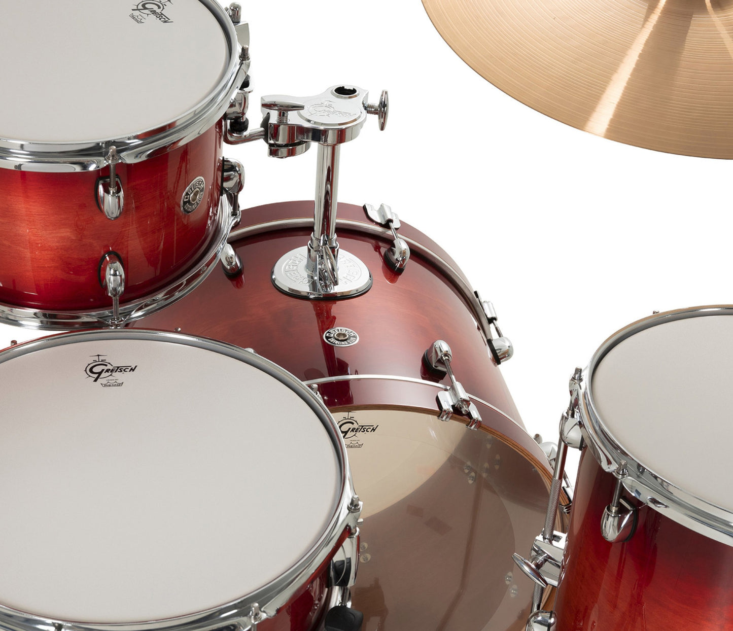 Gretsch Catalina Club 20" 4-Piece Shell Pack in Gloss Crimson Burst + Snare Drum
