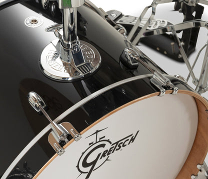 Gretsch Catalina Club 20" 4-Piece Shell Pack in Piano Black + Snare Drum