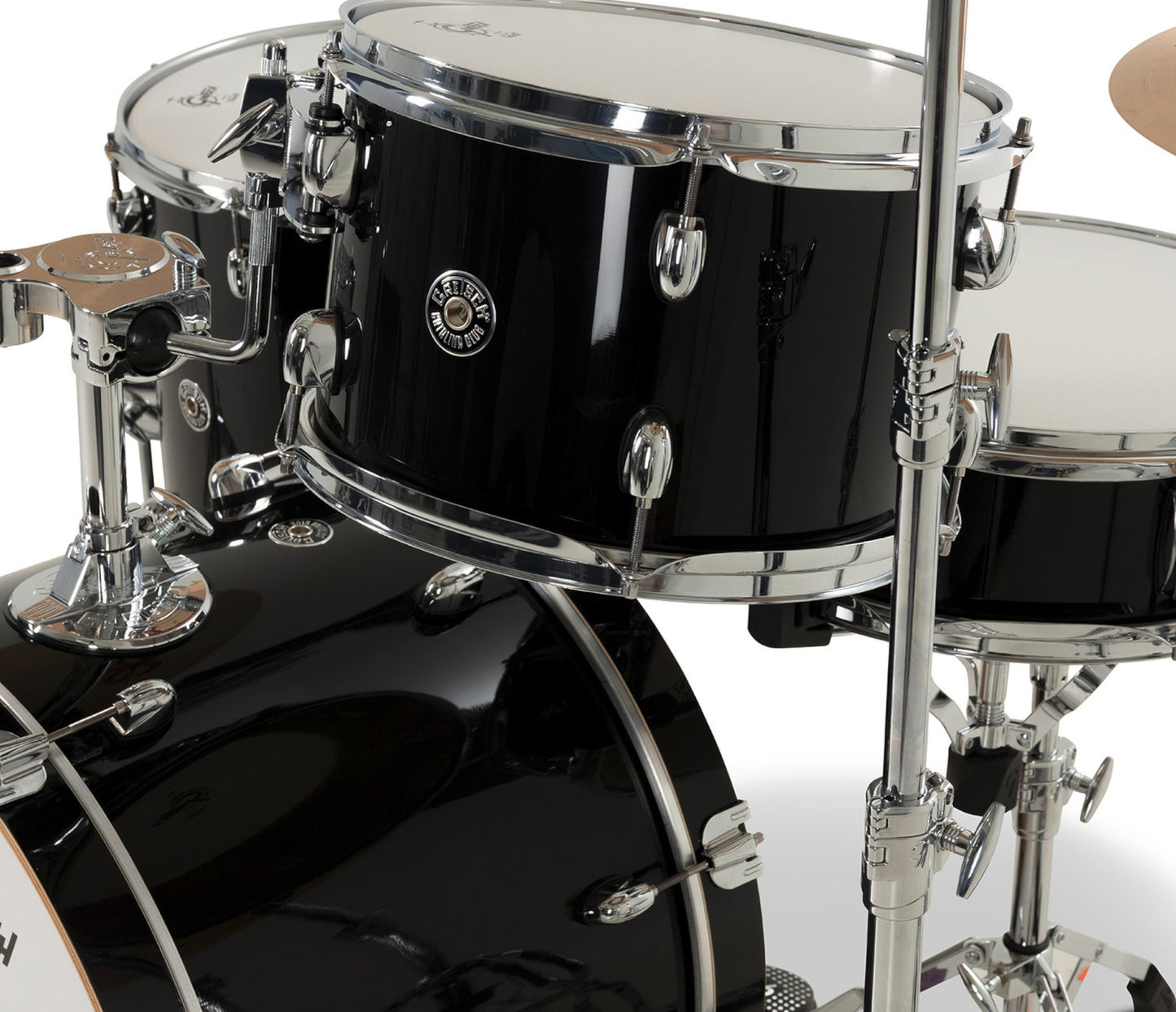 Gretsch Catalina Club 20" 4-Piece Shell Pack in Piano Black + Snare Drum