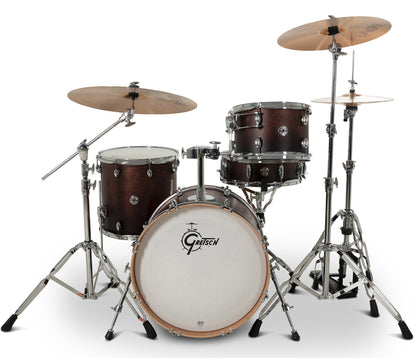 Gretsch Catalina Club 20" 4-Piece Shell Pack in Satin Antique Fade + Snare Drum