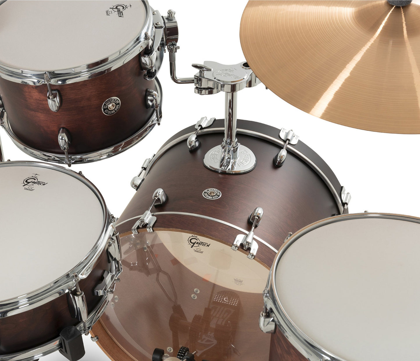 Gretsch Catalina Club 20" 4-Piece Shell Pack in Satin Antique Fade + Snare Drum