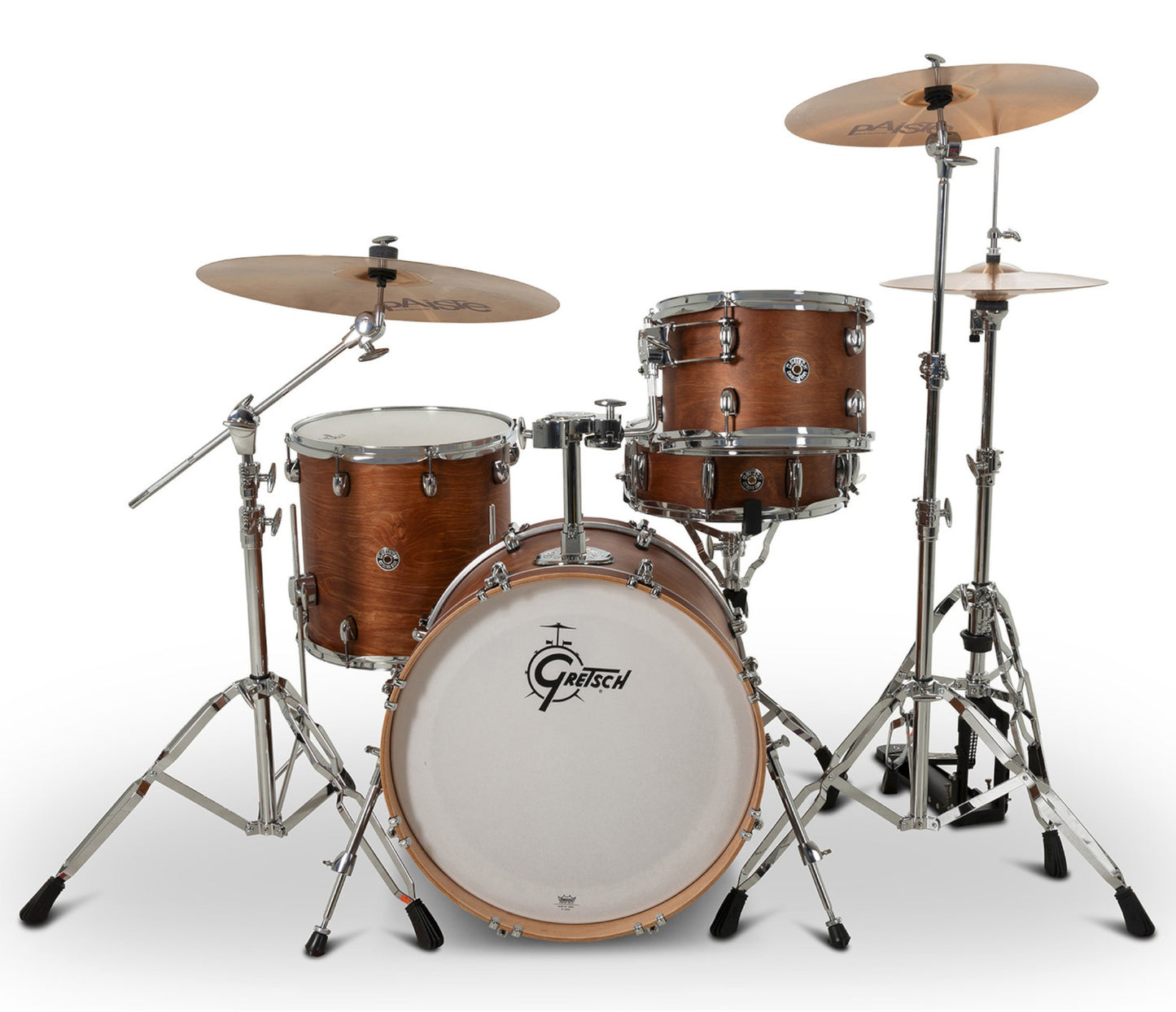 Gretsch Catalina Club 20" 4-Piece Shell Pack in Satin Walnut Glaze + Snare Drum