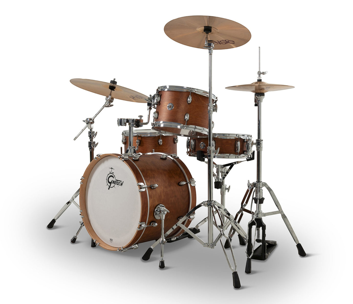 Gretsch Catalina Club 20" 4-Piece Shell Pack in Satin Walnut Glaze + Snare Drum
