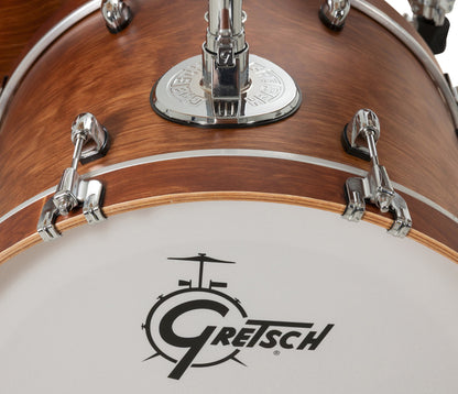 Gretsch Catalina Club 20" 4-Piece Shell Pack in Satin Walnut Glaze + Snare Drum