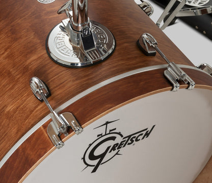 Gretsch Catalina Club 20" 4-Piece Shell Pack in Satin Walnut Glaze + Snare Drum