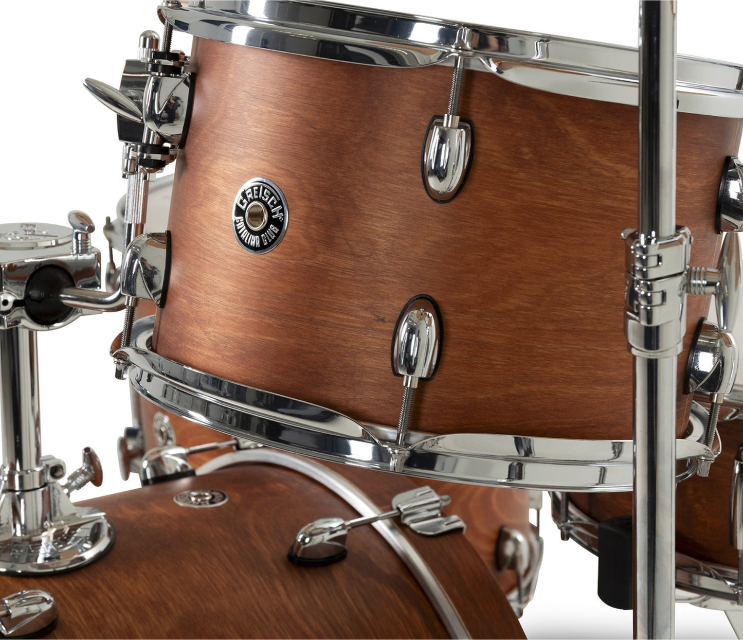 Gretsch Catalina Club 20" 4-Piece Shell Pack in Satin Walnut Glaze + Snare Drum