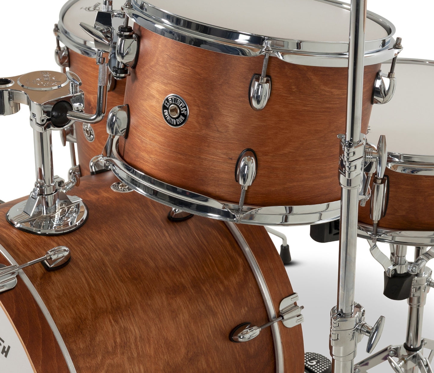 Gretsch Catalina Club 20" 4-Piece Shell Pack in Satin Walnut Glaze + Snare Drum