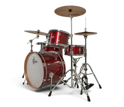 Gretsch Catalina Club 22" 4-Piece Shell Pack in Dark Cherry Sparkle + Snare Drum