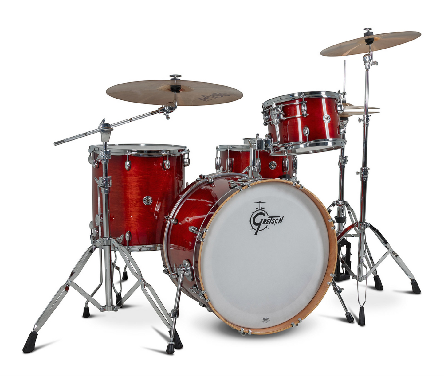 Gretsch Catalina Club 22" 4-Piece Shell Pack in Gloss Crimson Burst + Snare Drum
