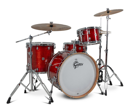 Gretsch Catalina Club 22" 4-Piece Shell Pack in Gloss Crimson Burst + Snare Drum