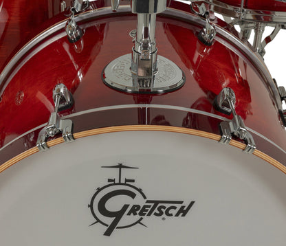Gretsch Catalina Club 22" 4-Piece Shell Pack in Gloss Crimson Burst + Snare Drum