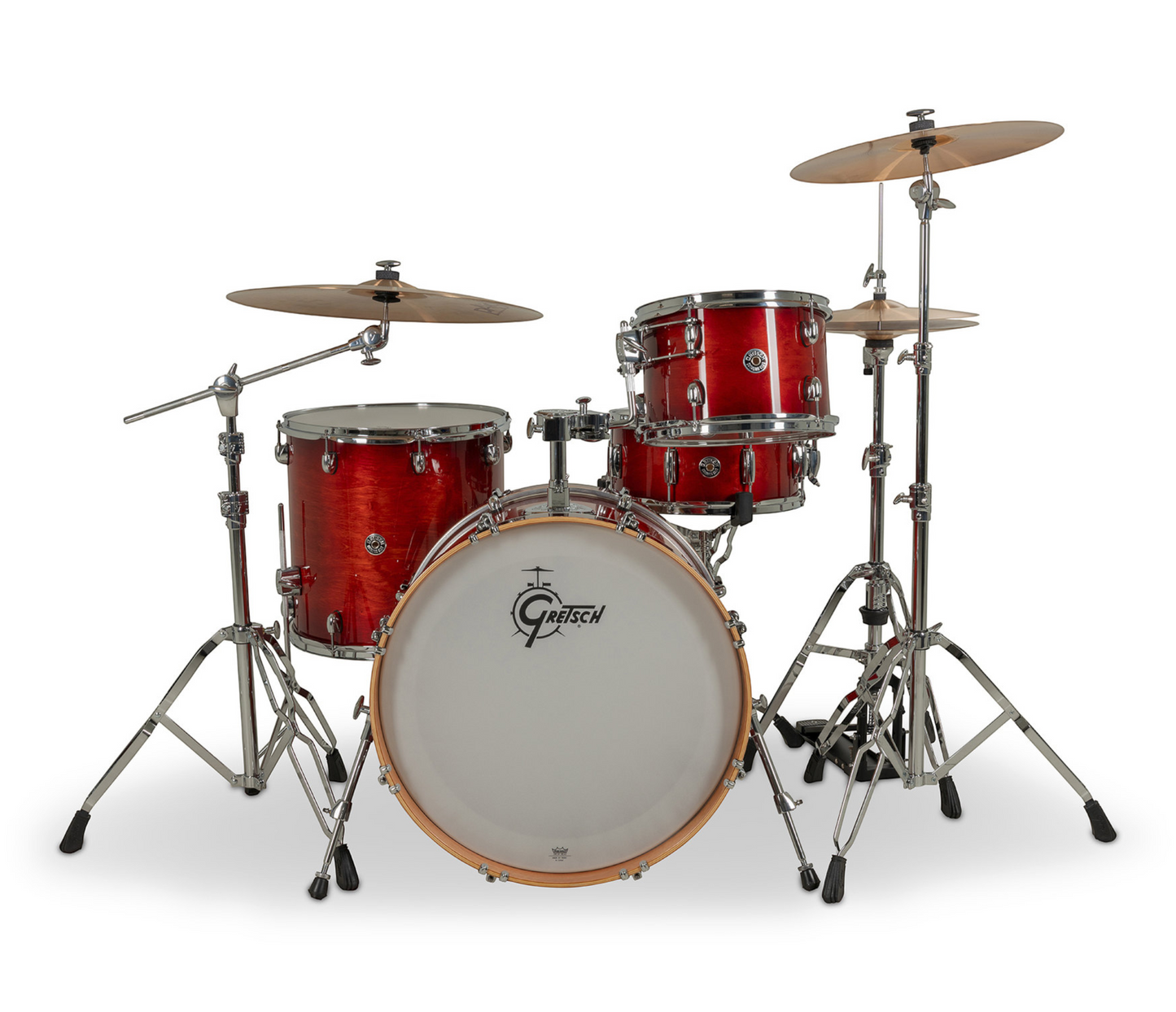 Gretsch Catalina Club 22" 4-Piece Shell Pack in Gloss Crimson Burst + Snare Drum