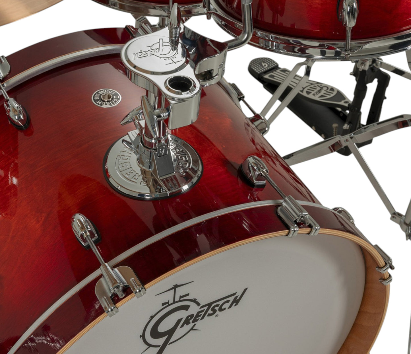 Gretsch Catalina Club 22" 4-Piece Shell Pack in Gloss Crimson Burst + Snare Drum