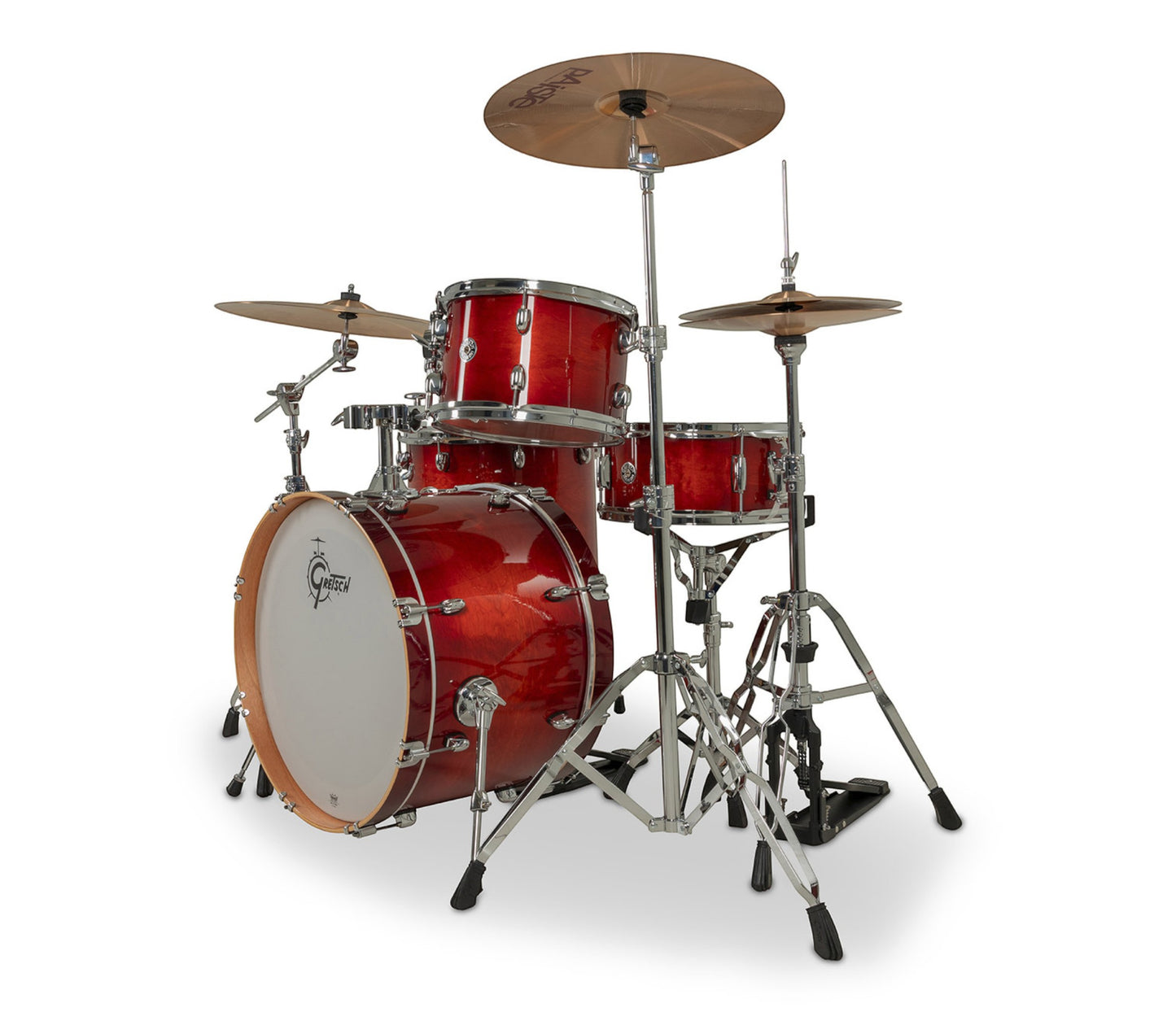 Gretsch Catalina Club 22" 4-Piece Shell Pack in Gloss Crimson Burst + Snare Drum