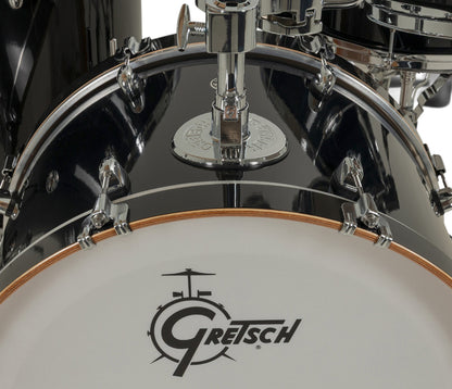 Gretsch Catalina Club 22" 4-Piece Shell Pack in Piano Black + Snare Drum