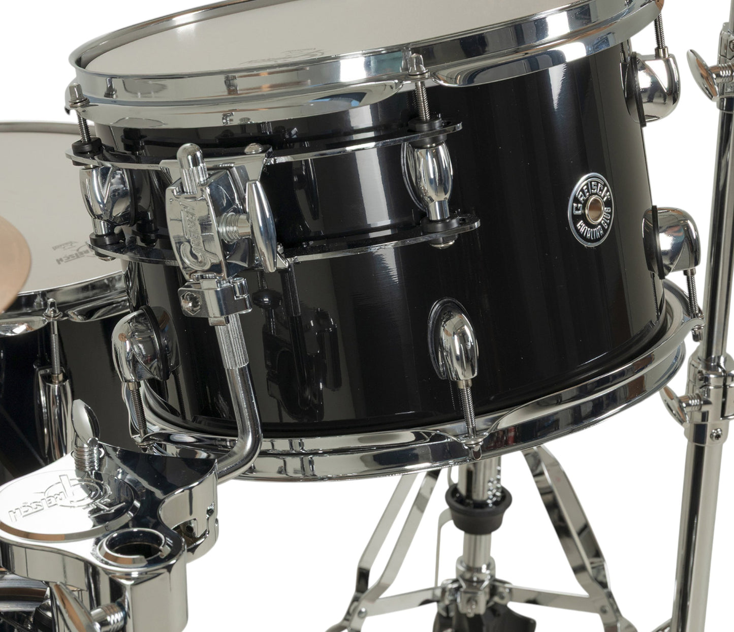 Gretsch Catalina Club 22" 4-Piece Shell Pack in Piano Black + Snare Drum