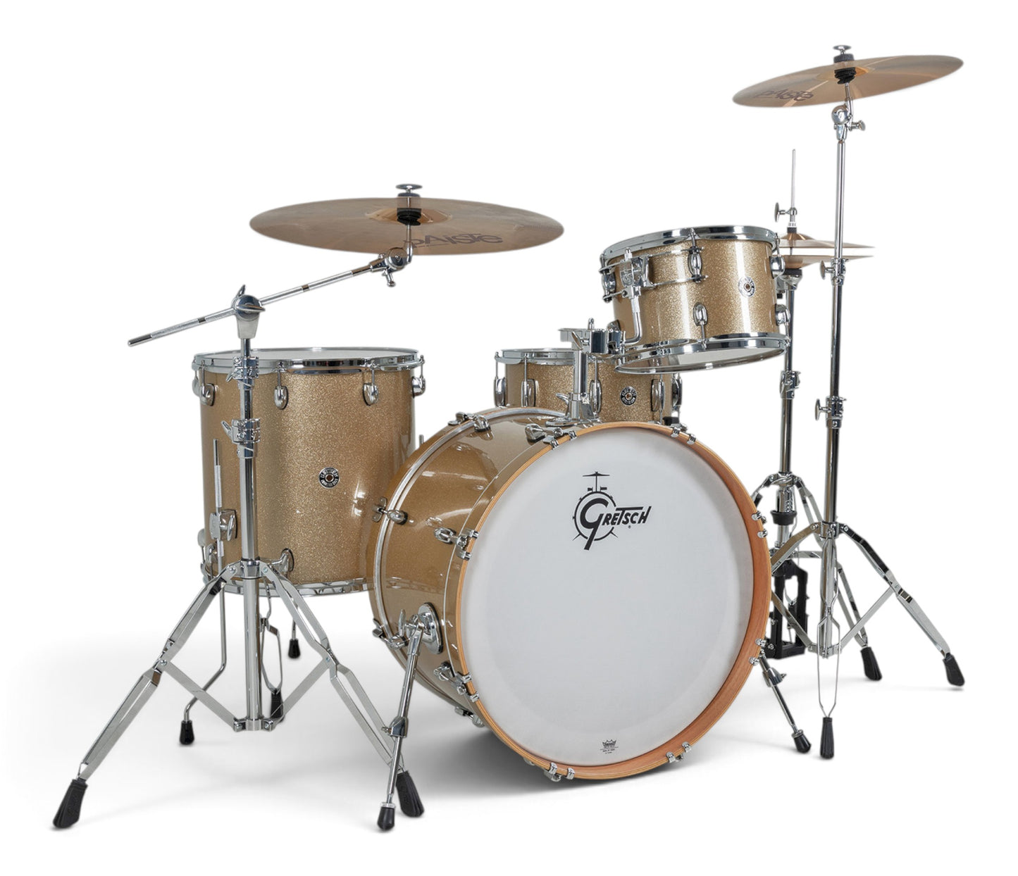 Gretsch Catalina Club 22" 4-Piece Shell Pack in Sahara Sparkle + Snare Drum