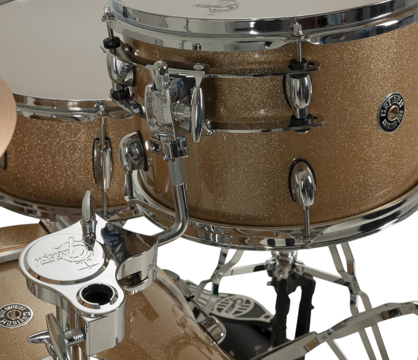 Gretsch Catalina Club 22" 4-Piece Shell Pack in Sahara Sparkle + Snare Drum
