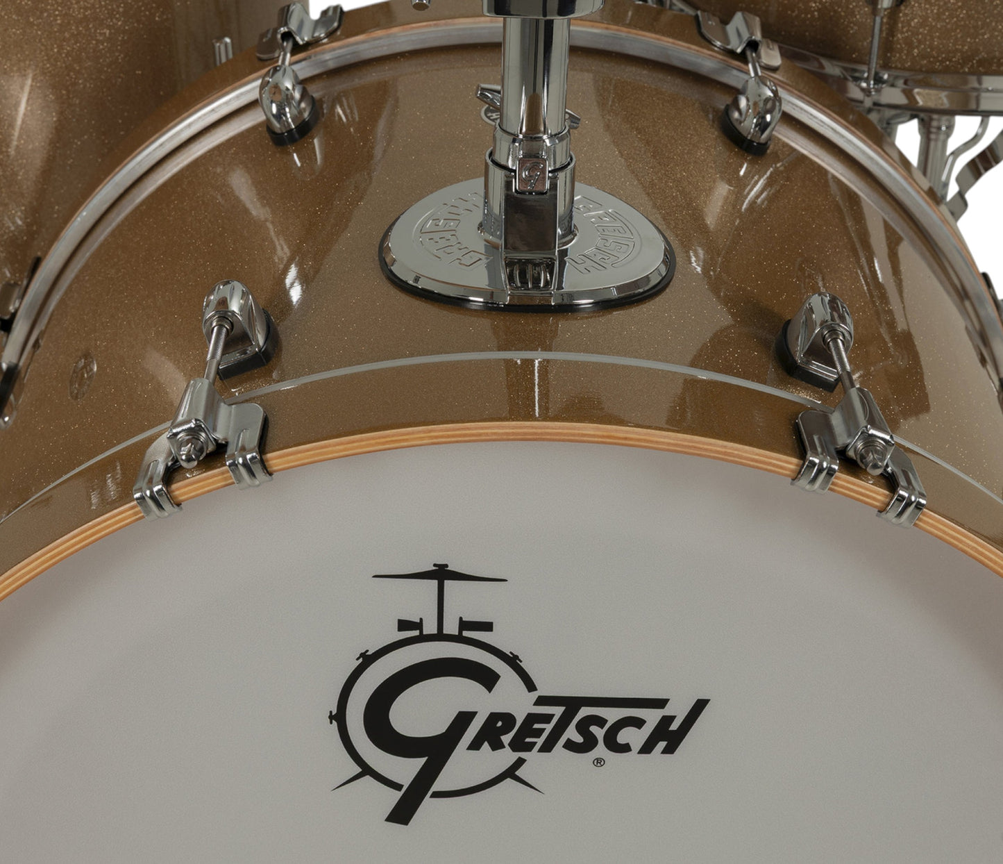 Gretsch Catalina Club 22" 4-Piece Shell Pack in Sahara Sparkle + Snare Drum