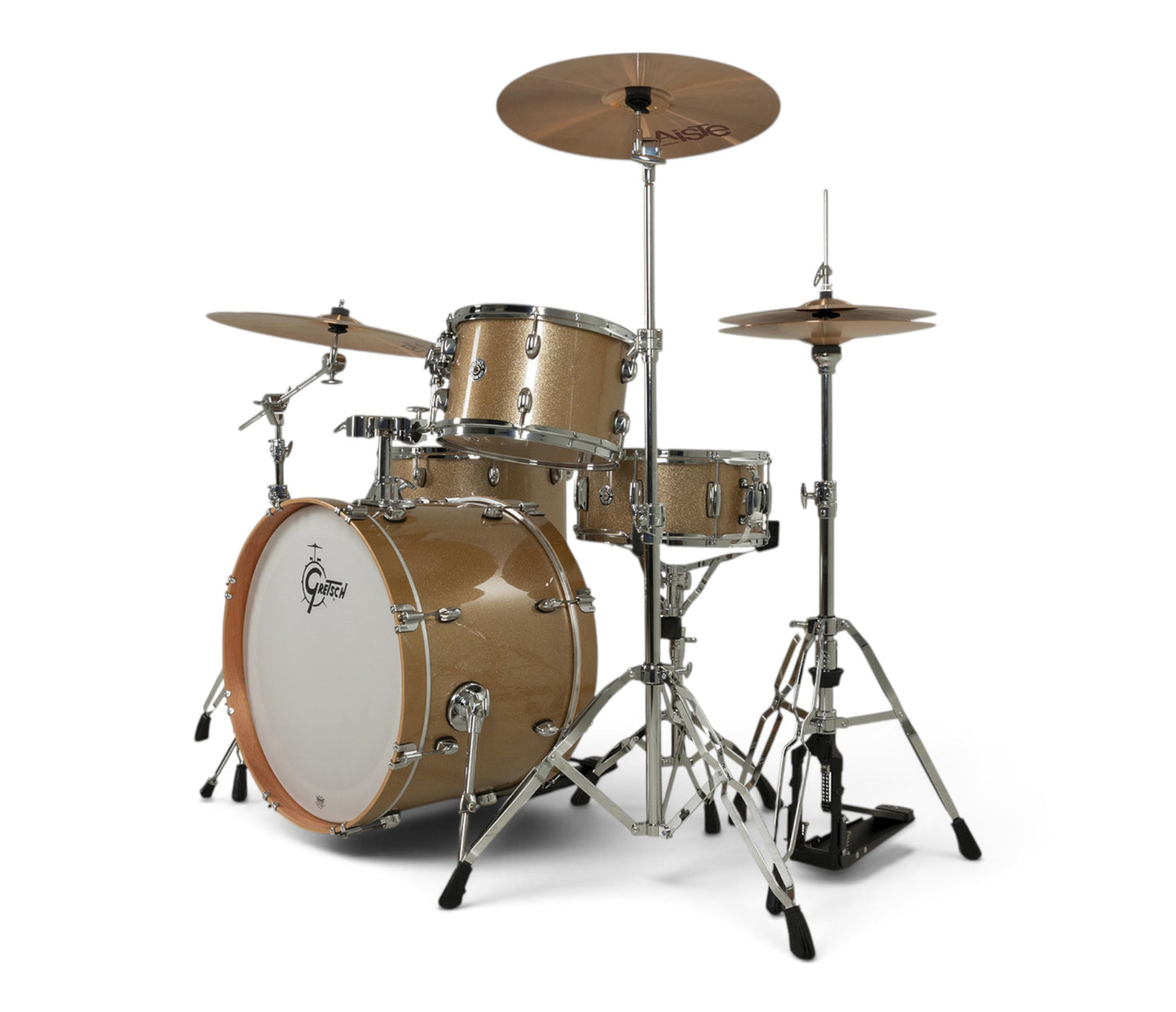 Gretsch Catalina Club 22" 4-Piece Shell Pack in Sahara Sparkle + Snare Drum