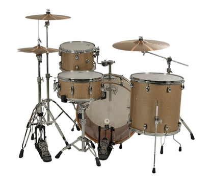 Gretsch Catalina Club 22" 4-Piece Shell Pack in Sahara Sparkle + Snare Drum