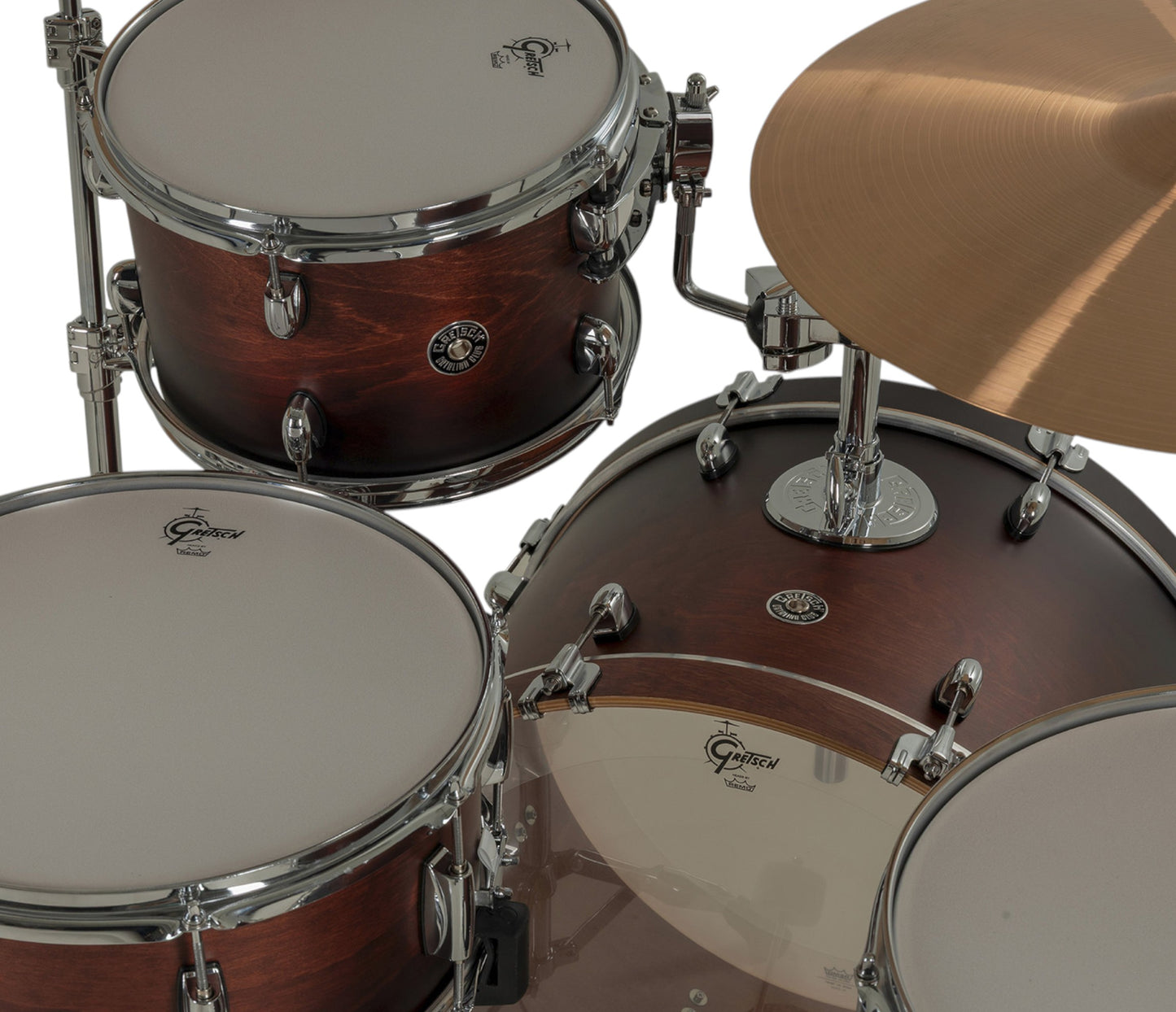 Gretsch Catalina Club 22" 4-Piece Shell Pack in Satin Antique Fade + Snare Drum