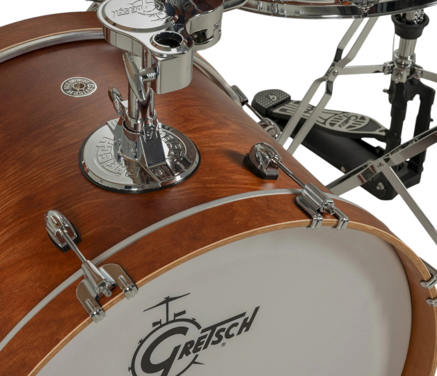 Gretsch Catalina Club 22" 4-Piece Shell Pack in Satin Walnut Glaze + Snare Drum