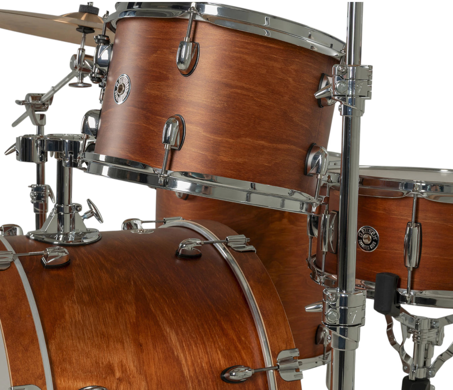 Gretsch Catalina Club 22" 4-Piece Shell Pack in Satin Walnut Glaze + Snare Drum