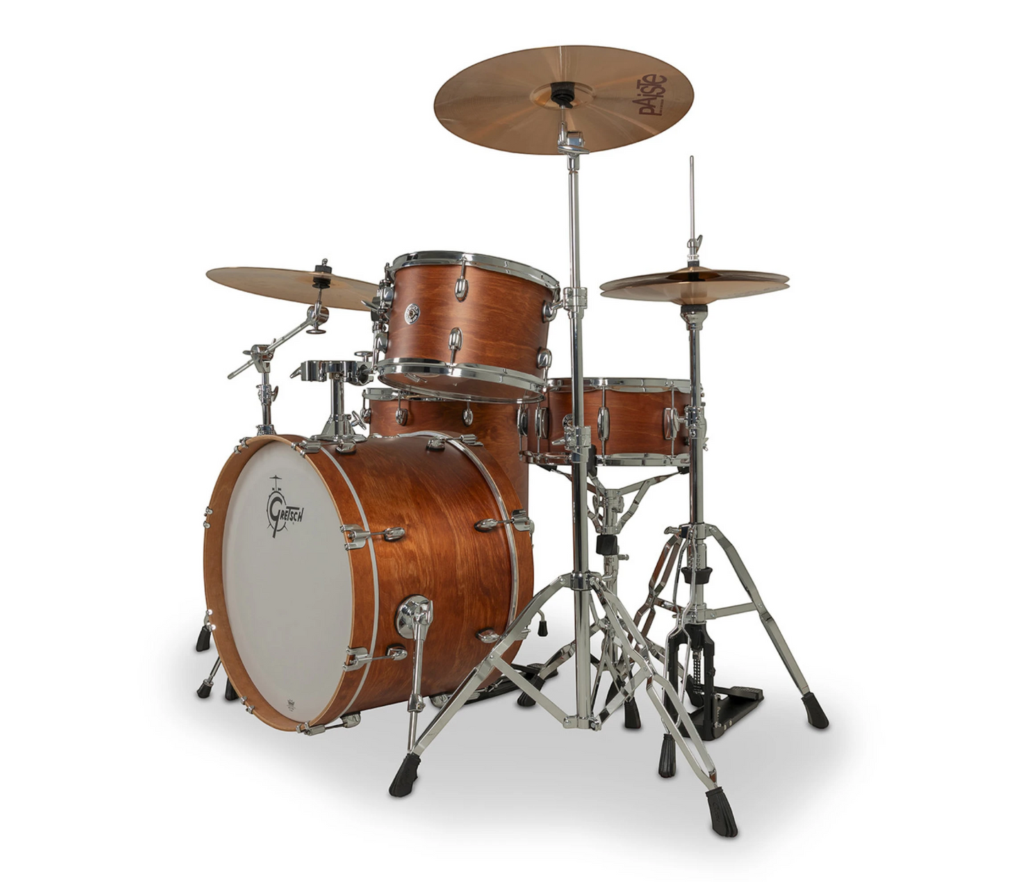 Gretsch Catalina Club 22" 4-Piece Shell Pack in Satin Walnut Glaze + Snare Drum