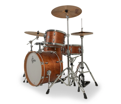 Gretsch Catalina Club 22" 4-Piece Shell Pack in Satin Walnut Glaze + Snare Drum