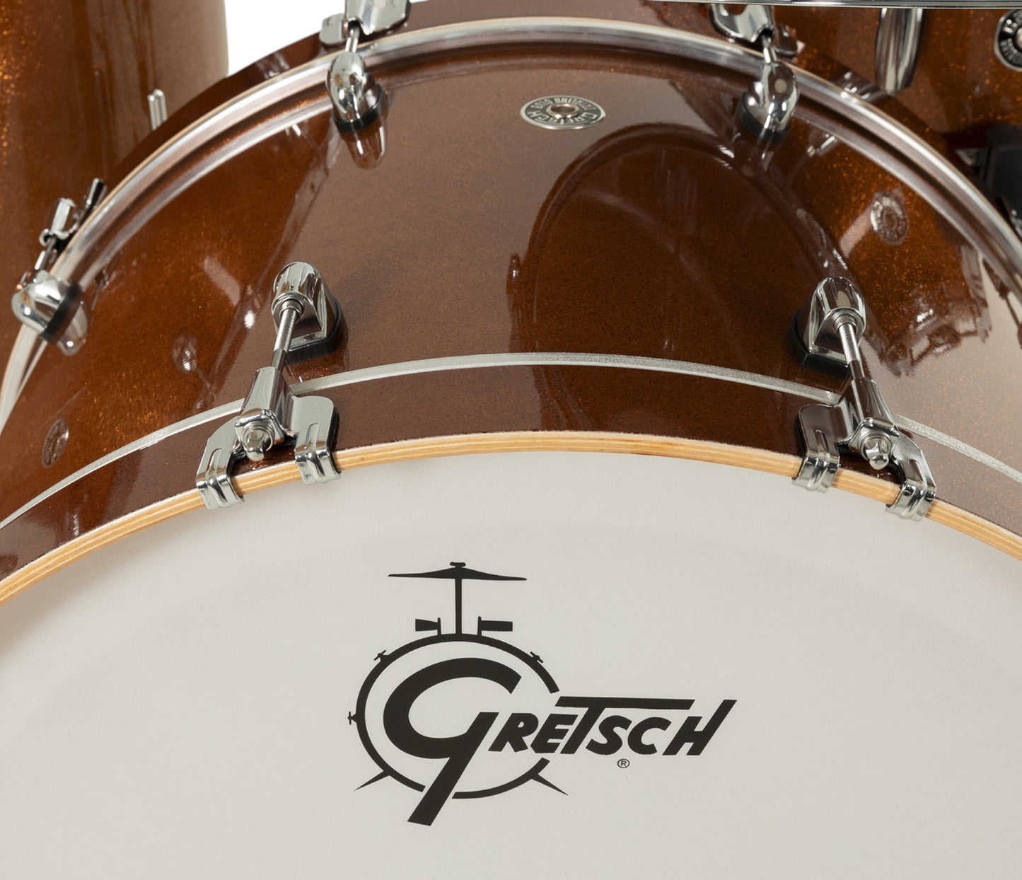 Gretsch Catalina Club 24" 3-Piece Shell Pack in Bronze Sparkle – alternate view 8
