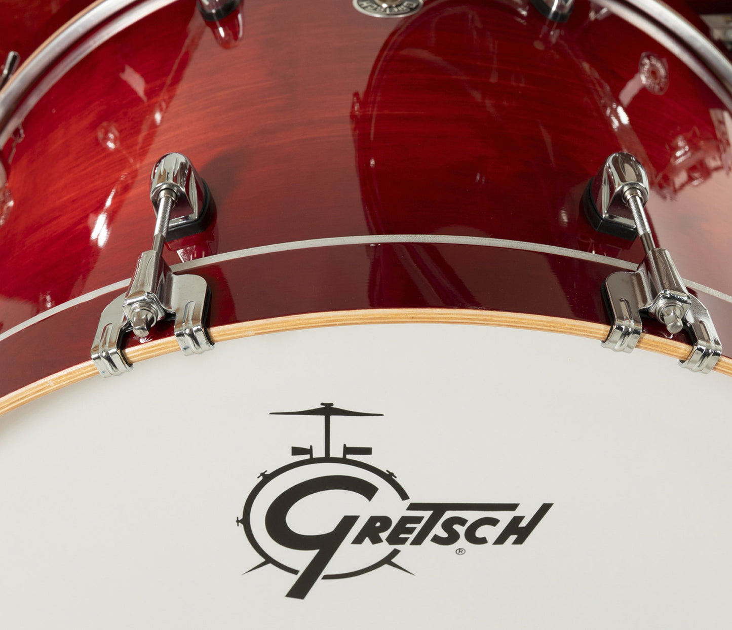 Gretsch Catalina Club 24" 3-Piece Shell Pack in Gloss Crimson Burst – alternate view 4