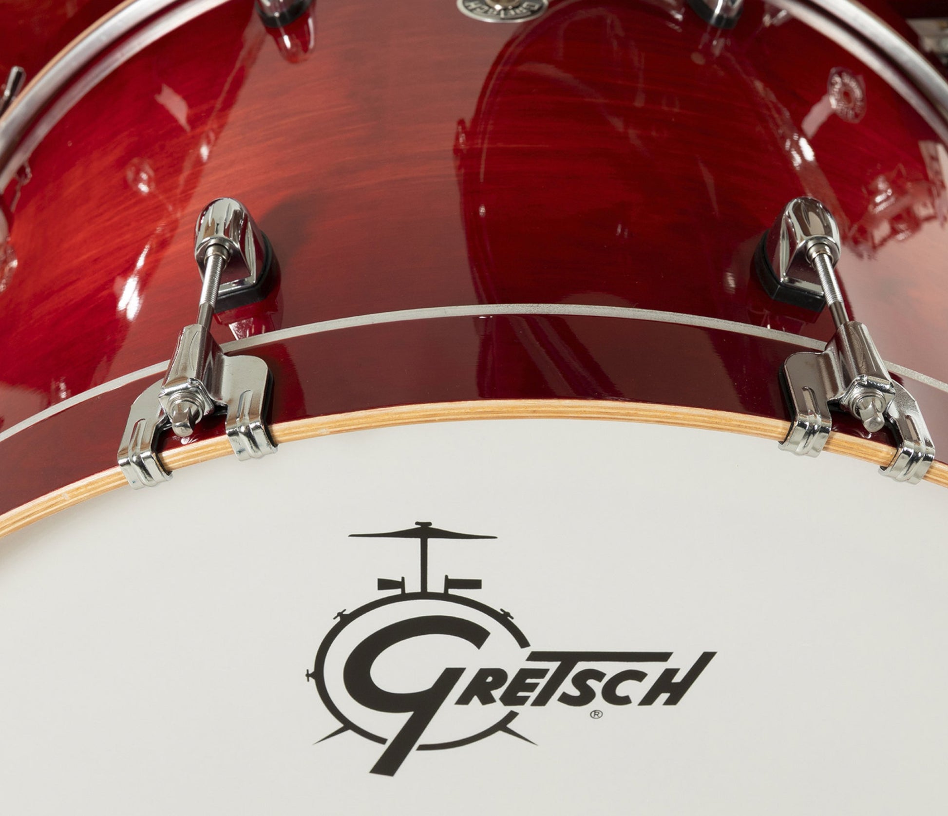 Gretsch Catalina Club 24" 3-Piece Shell Pack in Gloss Crimson Burst – alternate view 4