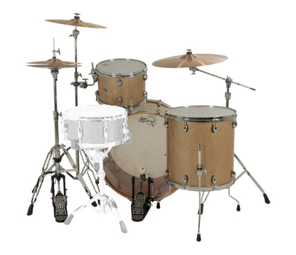 Gretsch Catalina Club 24" 3-Piece Shell Pack in Sahara Sparkle – alternate view 9