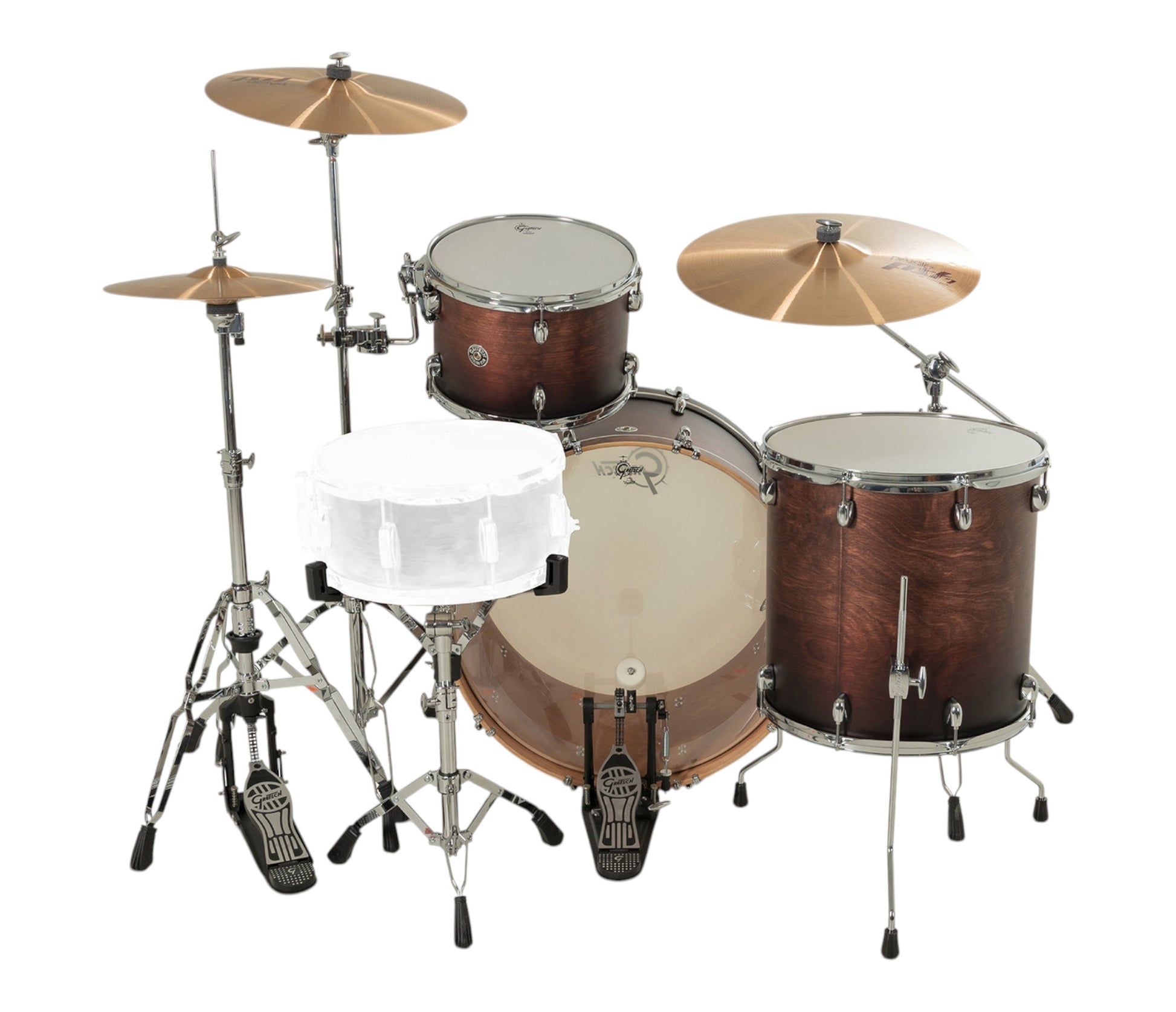Gretsch Catalina Club 24" 3-Piece Shell Pack in Satin Antique Fade – alternate view 4